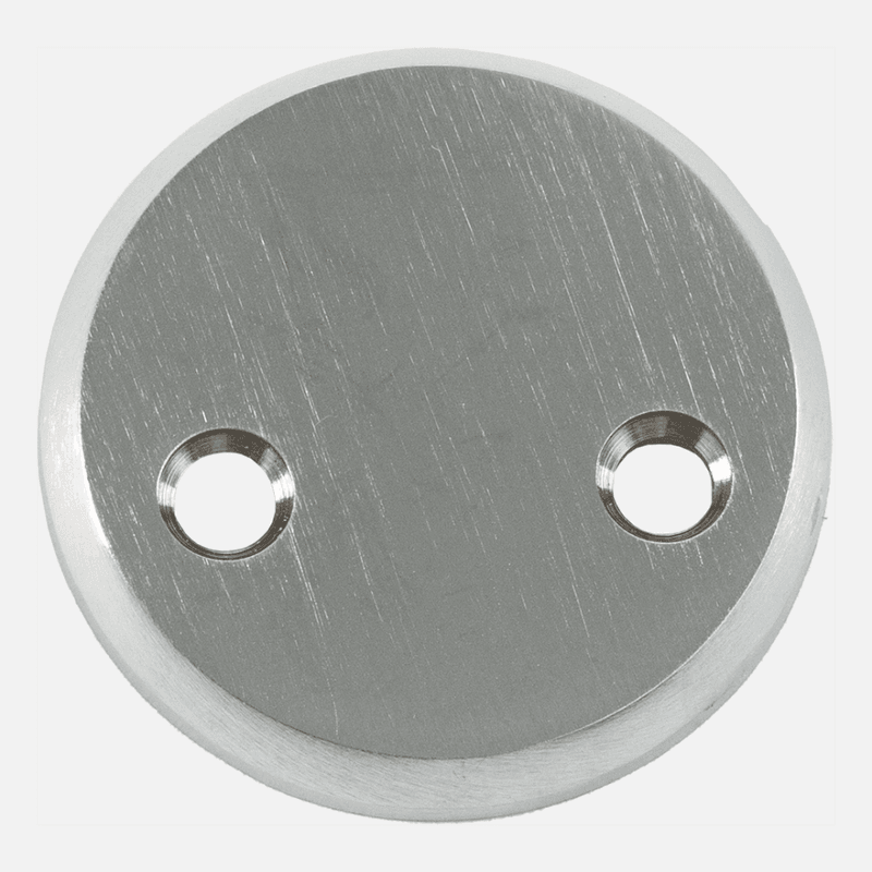 Blindskilt i børstetkrom