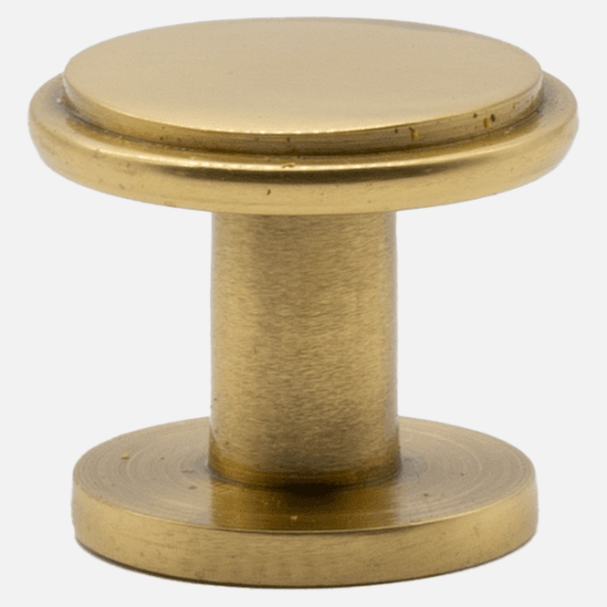 Main Image Round brass furniture knob