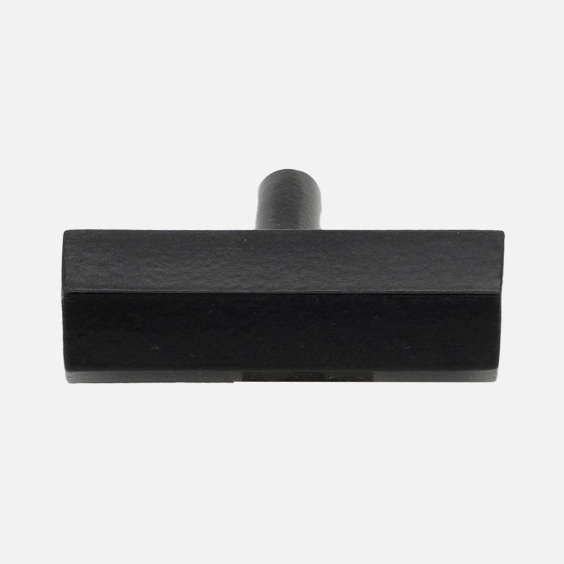 Møbelknott heksagon i sort