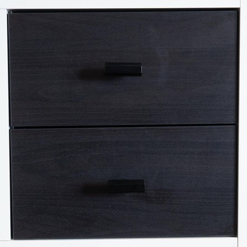 Møbelknott heksagon i sort