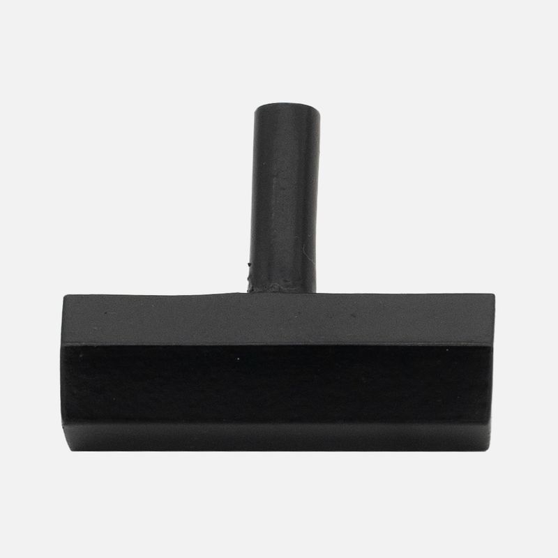 Møbelknott heksagon i sort